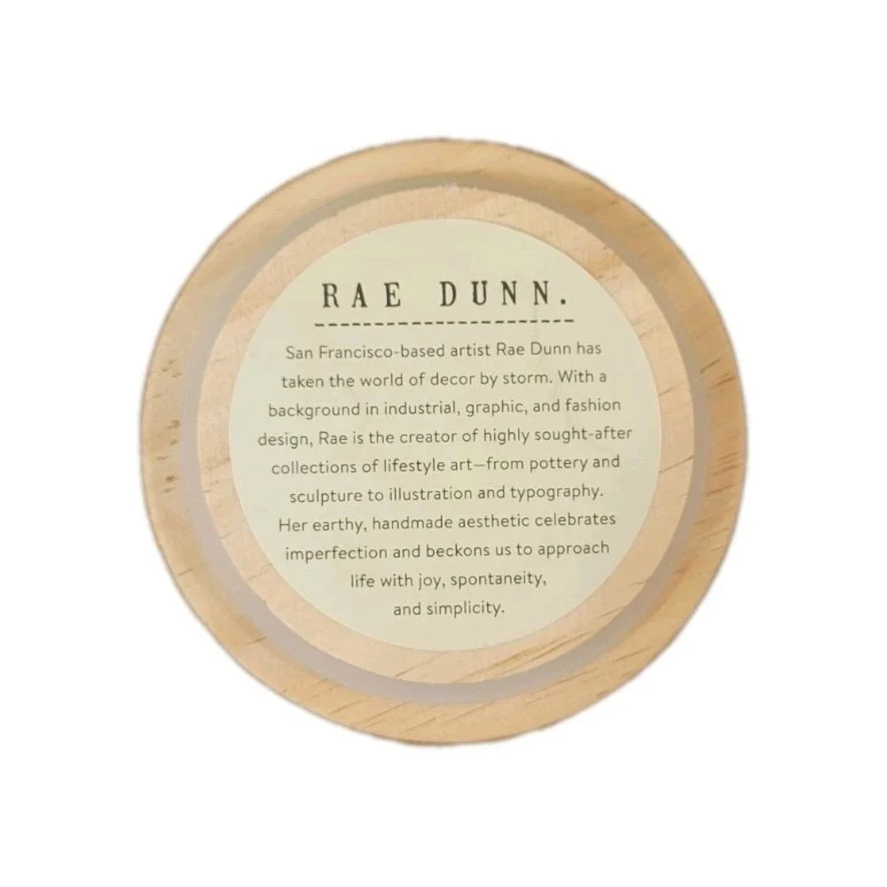 Rae Dunn Cotton Ball Jar With Lid